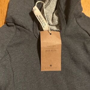Gray Hooded Sweatshirt